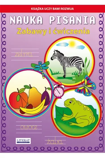 Nauka pisania. Zabawy i ćwiczenia. Zebra