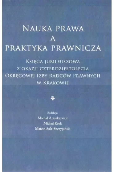 Nauka prawa a praktyka prawnicza