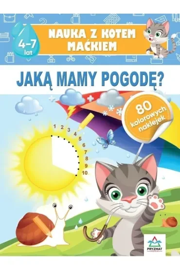 Nauka z kotem Maćkiem. Jaką mamy pogodę?