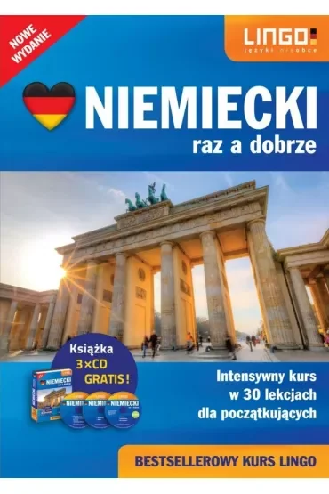 Niemecki raz a dobrze. Intensywny kurs w 30 lekcjach dla początkujących: książka, 3 płyty CD