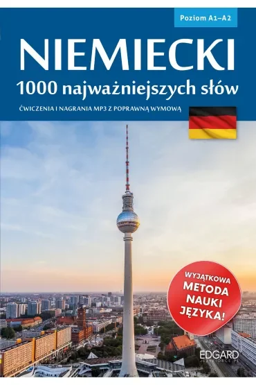 Niemiecki. 1000 najważniejszych słów. Poziom A1-A2