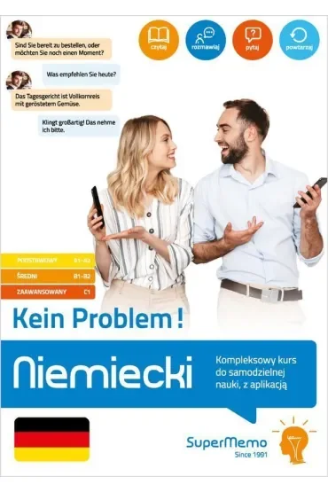 Niemiecki. Kein Problem! Kompleksowy kurs do samodzielnej nauki, z aplikacją