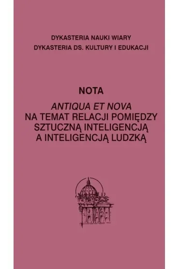 Nota Antiqua et vova na temat relacji pomiędzy..