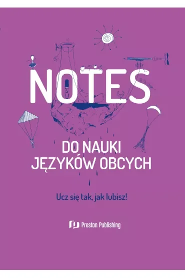 Notes do nauki języków obcych (fioletowy)