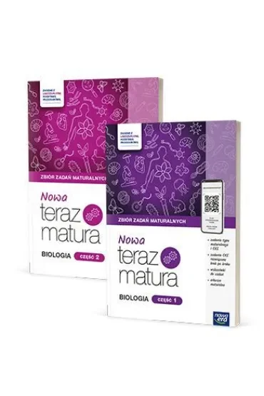 Nowa Teraz matura. Biologia. Zbiór zadań maturalnych. Część 1 i 2. Do matury 2026