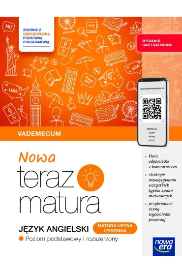 Nowa Teraz matura. Język angielski. Vademecum. Poziom podstawowy i rozszerzony 2025/26
