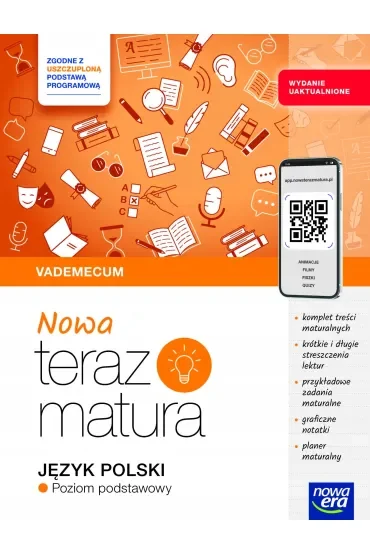 Nowa Teraz matura. Język polski. Vademecum. Zakres podstawowy. Do matury 2026