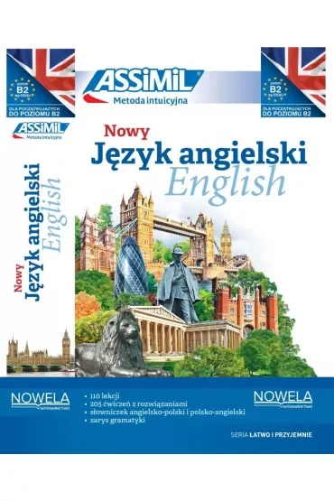 Nowy język angielski. Łatwo i przyjemnie. A1-B2 + audio online