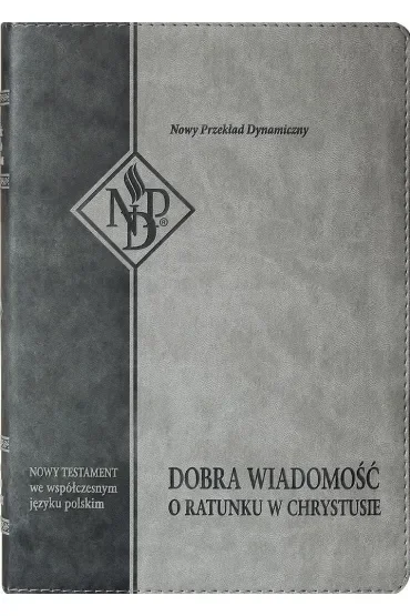 Nowy Testament NPD, szara z paginatorami
