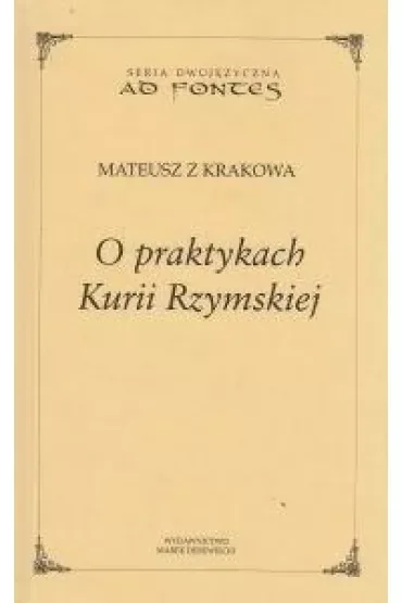 O praktykach Kurii Rzymskiej