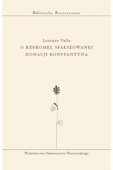 O rzekomej, sfałszowanej donacji Konstantyna