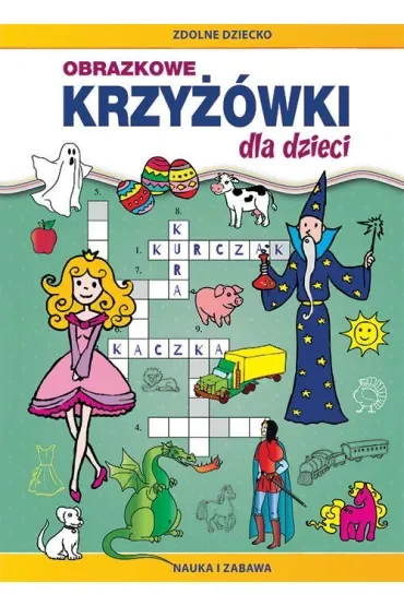 Obrazkowe krzyżówki dla dzieci