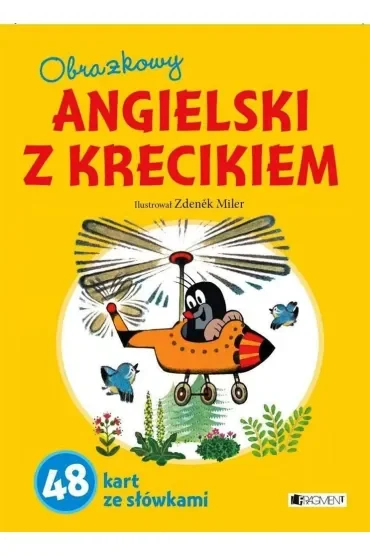 Obrazkowy angielski z krecikiem (żółty)
