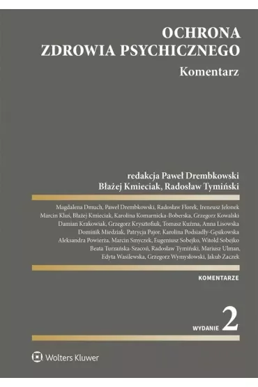Ochrona zdrowia psychicznego. Komentarz