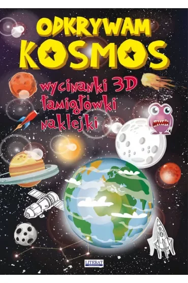 Odkrywam kosmos. Wycinanki 3D, łamigłówki, naklejki