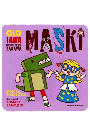 Olo i Awa. Logopedyczna zabawa. Maski