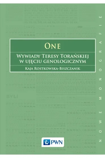 One Wywiady Teresy Torańskiej w ujęciu genologicznym