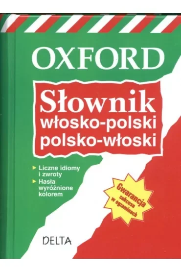 Oxford.Słownik włosko-polski polsko-włoski