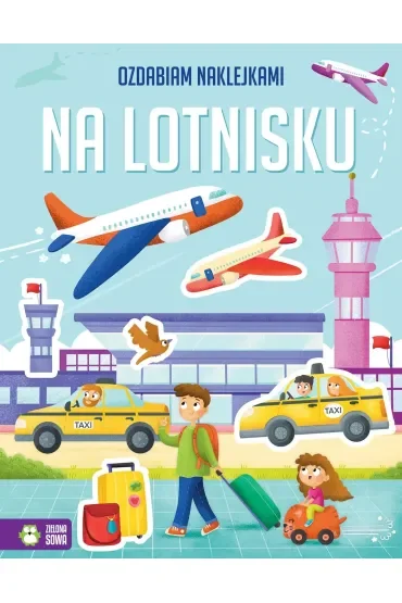 Ozdabiam naklejkami. Na lotnisku