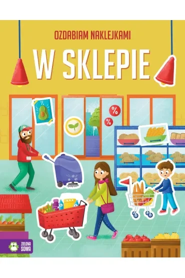 Ozdabiam naklejkami. W sklepie