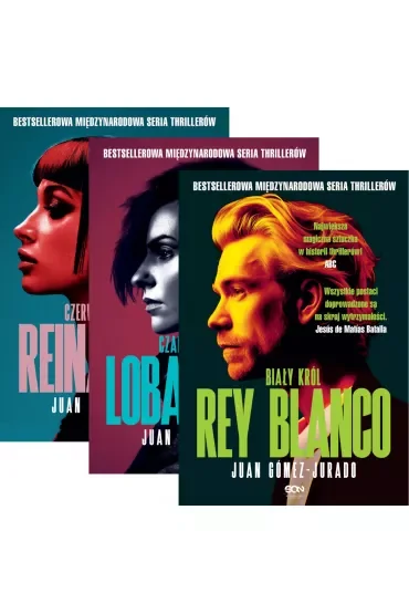 Pakiet Antonia Scott. Tomy 1-3: Reina Roja. Czerwona Królowa, Loba Negra. Czarna Wilczyca, Rey Blanco. Biały Król
