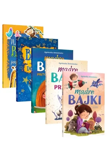 Pakiet Bajki: Najciekawsze bajki przedszkolaka, Bajki na dobranoc, Mądre bajki. Pozytywne myślenie, Przyjaźń. Mądre bajki, Mądre bajki