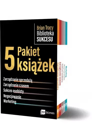 Pakiet Biblioteka sukcesu: Zarządzanie sprzedażą, Zarządzanie czasem, Sukces osobisty, Negocjowanie, Marketing
