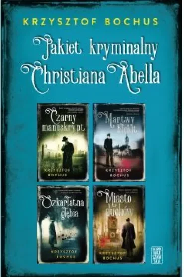 Pakiet Christiana Abella. Tomy 1-4: Czarny manuskrypt, Martwy błękit, Szkarłatna głębia, Miasto duchów