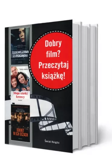 Pakiet Dobry film? Przeczytaj książkę!: Sekret w ich oczach, Dziewczyna z pociągu, Moje córki krowy