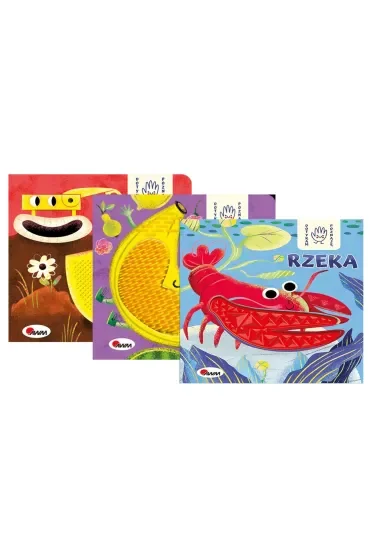 Pakiet Dotykam, poznaję: Pojazdy, Owoce, Rzeka