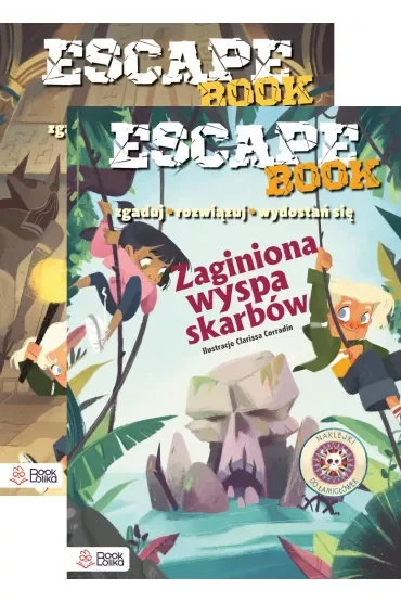 Pakiet Escape Books: Klątwa Faraona, Zaginiona wyspa skarbów