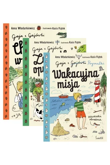 Pakiet Gaja z Gajówki. Tomy 1-3: Chatka w sercu lasu, Zagadka opuszczonej wsi, Wakacyjna misja