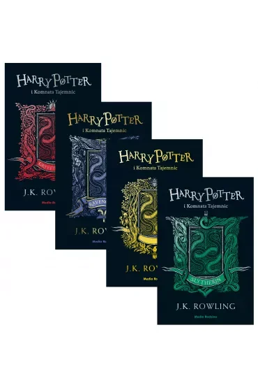 Pakiet Harry Potter i Komnata Tajemnic. Wydanie Jubileuszowe. Edycja Domów: Gryffindor, Ravenclaw, Hufflepuff, Slytherin