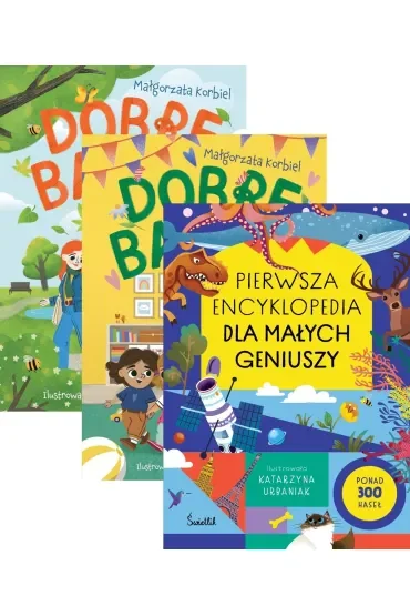 Pakiet: Idziemy na spacer!, Razem można więcej. Dobre bajki dla przedszkolaków, Pierwsza encyklopedia dla małych geniuszy