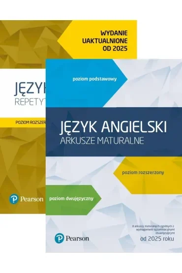 Pakiet Matura 2026: Język angielski. Repetytorium maturalne. Poziom rozszerzony z materiałem podstawowym, Język angielski. Arkusze maturalne. Poziom podstawowy, rozszerzony, dwujęzyczny