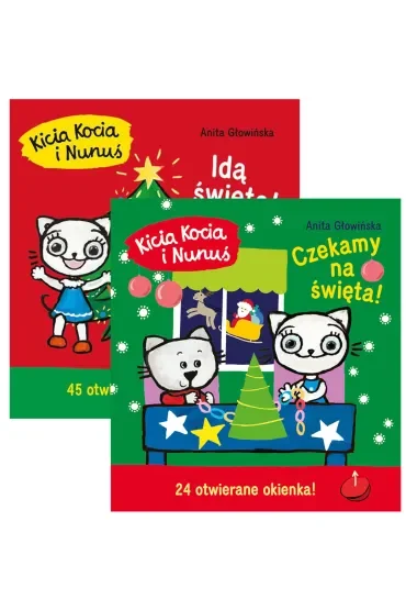 Pakiet Kicia Kocia i Nunuś: Idą święta, Czekamy na święta!