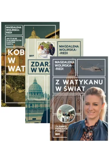 Pakiet: Kobieta w Watykanie. Jak żyje się w najmniejszym państwie świata, Zdarzyło się w Watykanie. Nieznane historie zza Spiżowej Bramy, Z Watykanu w świat. Tajemnice papieskich podróży