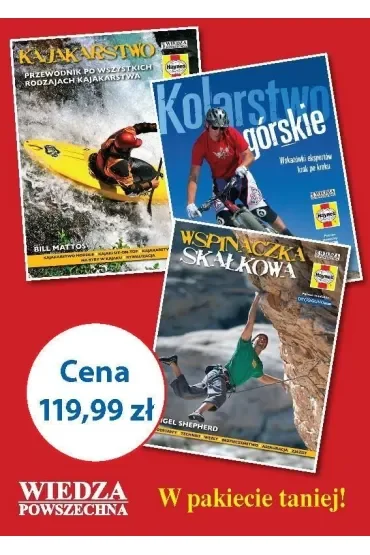 Pakiet: Kolarstwo górskie, Wspinaczna skałkowa, Kajakarstwo