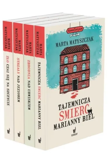 Pakiet Kryminał pod psem. Tomy 1-4: Tajemnicza śmierć Marianny Biel, Zbrodnia nad urwiskiem, Strzały nad jeziorem, Zło czai się na szczycie