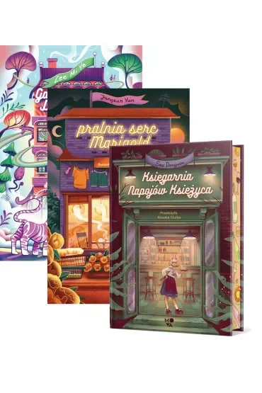 Pakiet Księgarnia Napojów Księżyca, Pralnia serc Marigold, Galeria Snów DallerGuta