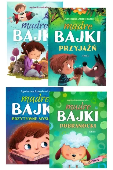 Pakiet Mądre Bajki: Mądre bajki, Przyjaźń, Pozytywne myślenie, Dobranocki