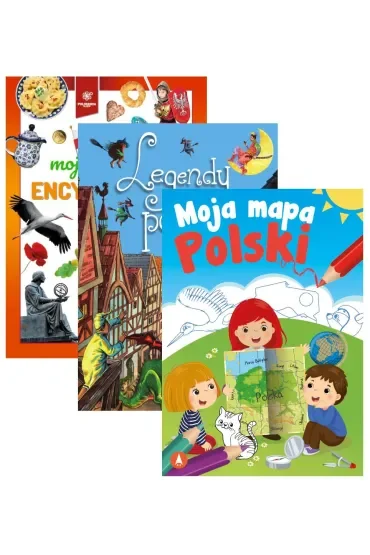 Pakiet Mały patriota: Moja pierwsza encyklopedia - Polska, Legendy polskie, Moja mapa Polski