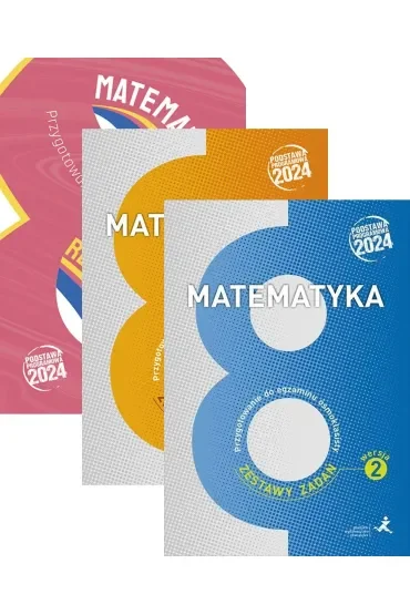 Pakiet. Matematyka. Przygotowanie do egzaminu ósmoklasisty: Repetytorium, Zestawy zadań. Wersja 1, Zestawy zadań. Wersja 2