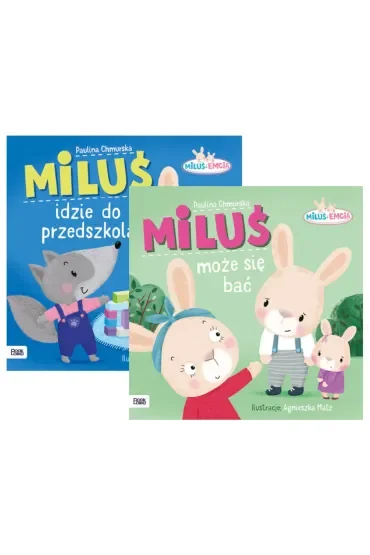 Pakiet Miluś i Emcia: Miluś idzie do przedszkola, Każdy może się bać