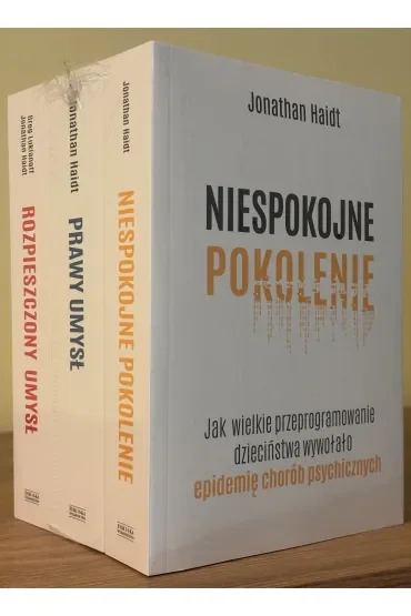 Pakiet Niespokojne Pokolenie+Prawy Umysł+Rozpieszczony Umysł Biała Seria