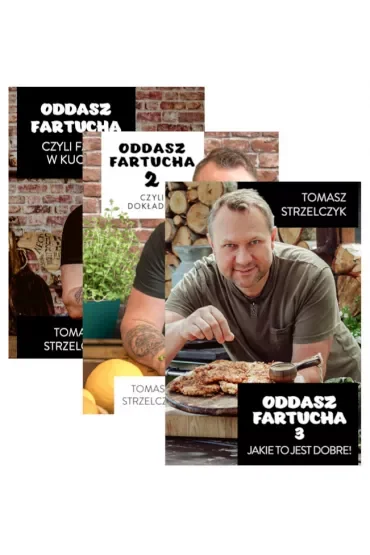 Pakiet: Oddasz fartucha, czyli facet w kuchni, Oddasz fartucha 2 czyli dokładka, Oddasz fartucha 3. Jakie to jest dobre!