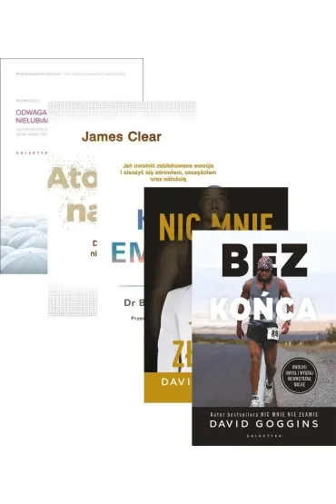 Pakiet: Odwaga bycia nielubianym, Atomowe nawyki, Kod emocji, Nic mnie nie złamie, Bez końca