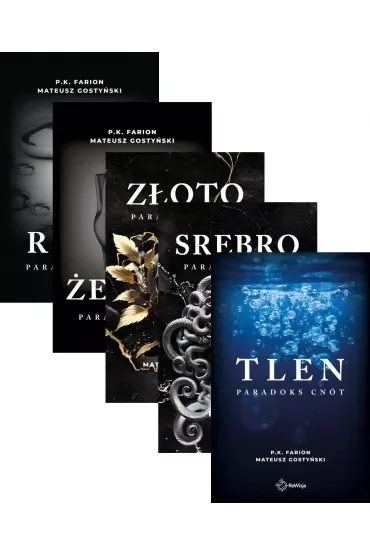 Pakiet Paradoks Cnót. Tomy 1-5: Rtęć, Żelazo, Złoto, Srebro, Tlen
