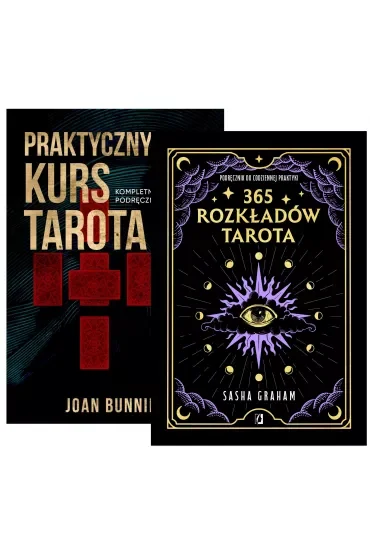 Pakiet Praktyczny kurs Tarota. Kompletny podręcznik dla każdego, 365 rozkładów Tarota. Podręcznik do codziennej praktyki