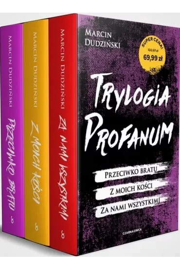 Pakiet Trylogia Profanum. Tomy 1-3: Przeciwko bratu, Z moich kości, Za nami wszystkimi
